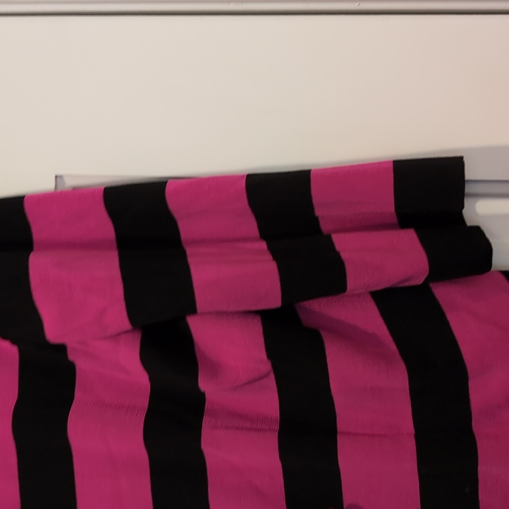 Ming Wang Pink and Black Striped Blazer - Picture 4 of 5